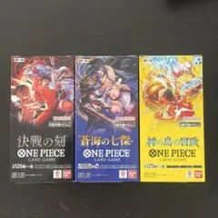 テープ付き】ONE PIECE 蒼海の七傑 神の島の冒険 プロモ4パック付き