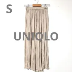 UNIQLO ワッシャーサテンスカートパンツ　S