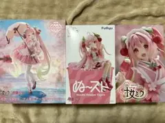初音ミク 桜ミク フィギュア 3個セット