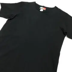 90'sビンテージ古着！アメリカ製 monitaly ブラックデザインカットソー