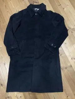 黒 ステンカラーコート