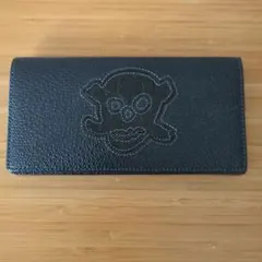 極美品 薇薇安·韋斯特伍德 長夾 骷髏 拼貼 寶藍