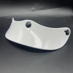 ヘルメットバイザー 白 3点ホック 汎用 クラシック ビンテージスタイルのサムネイル