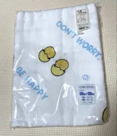 赤ちゃん　湯上がりバスタオル　正方形のサムネイル