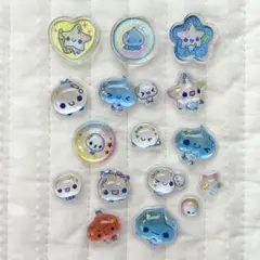 あわわちゃん プチドロップステッカー おはじきシール おすそ分け おすそわけ