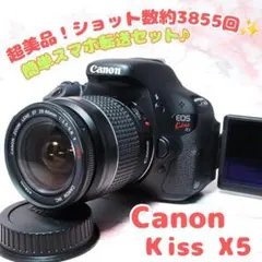 ✨Canon Kiss X5✨️美品 ショット極少 高画質 バリアングル液晶 ✨Canon Kiss X5✨️美品 ショット極少 高画質 バリアングル液晶