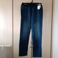 新品未使用　婦人　レディース　パンツ　デニム　大きいサイズ　LLサイズ