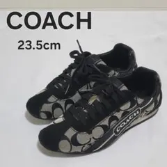COACH コーチ ヒラリー シグネチャー スニーカー ブラック 23.5cmのサムネイル