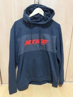 NIKE フーディ パーカー　DRY FIT ブラック　XXL