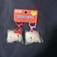 ハローキティ ぬいぐるみキーホルダー 2個セット