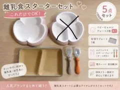ベビービョルン 離乳食スターターセット ベビー食器 4点 エジソン　カトラリーのサムネイル