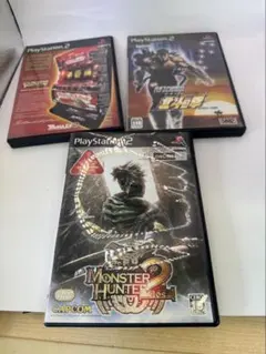 PS2ソフト 3本セット モンスターハンター2 他
