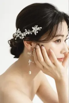 Bride me ハンドメイド ピアス シルバー