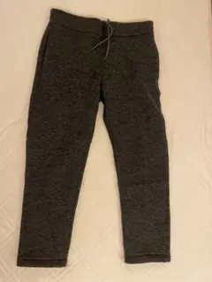 ナノユニバース　ニットフリースイージーパンツ　グレーS