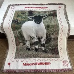 【新品】MAISONSTRAYSHEEP RUG GREEN ラグ STRAYSHEEP RUG GREEN
