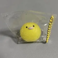 新品 まんまるヒヨコ スクイーズ キーホルダーチャーム