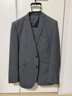 グレー ストライプ スーツ　YA4 【購入価格59,800円】