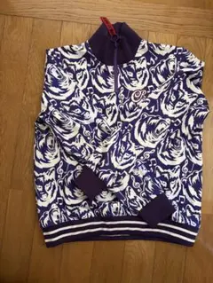 Cuarto United 紫色クマ柄 ジャケット&スカートセット L