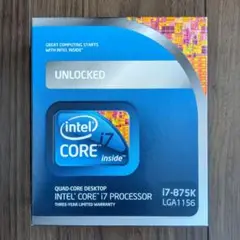 CPU Intel Core i7-875K 外箱付き
