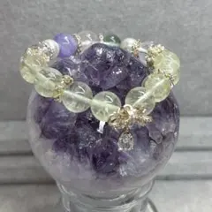 ☆淡く澄んだ光をまとった、心を整え育てるための ブレスレット☆