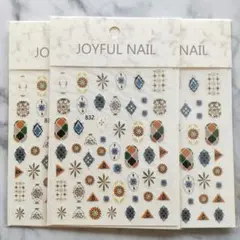 【NS4】ネイルシール モロッカン風 JOYFUL NAIL 832
