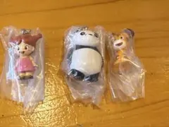 パンダコパンダめじるしアクセサリー パパパンダ・ミミ子・トラちゃん(3点セット)