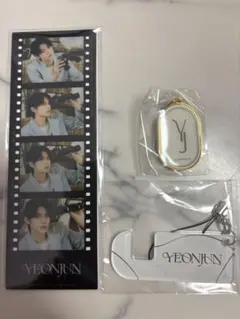 TXT ヨンジュン 4CUTS PHOTO メタルチャーム スマホスタンドセット