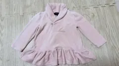 ラルフローレン ベロア ワンピース 80 12M ピンク 女の子