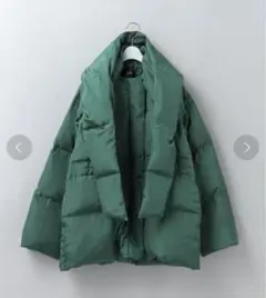 最終値下げ‼︎6(ROKU)＞HOODED STOLE DOWN JACKET