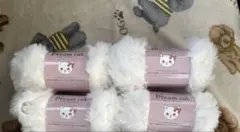 セリア　毛糸　ドリームキャット　4点