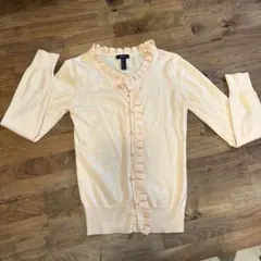 デュラスアビエンド　フリル付きカーディガン