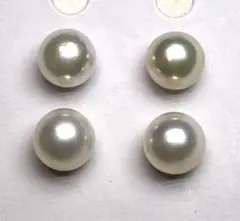 Y2119 あこや真珠花珠級7.5-8.0mm 2ペア