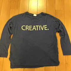 Zara Girls 長袖カットソー 11/12 ダークブルー