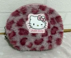 ハローキティ ポーチ ピンク ヒョウ柄