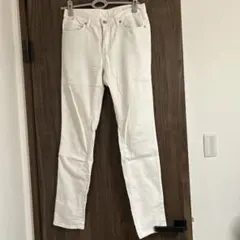 GU ホワイト スキニーデニム