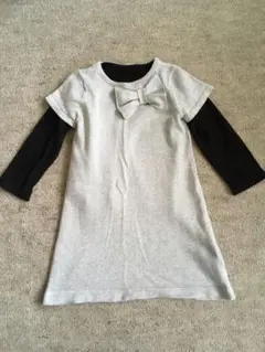 H&M ワンピース  １００　グレー