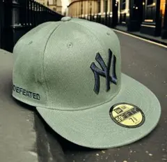 NY UNDEFEATED カーキ New Era 59FIFTY 7 3/8