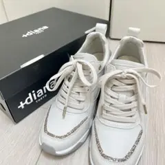 ダイアナ　プラスダイアナ　ヒールアップ　スニーカー　22.5cm