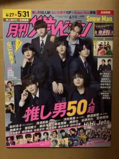 なにわ男子表紙雑誌月刊ザテレビジョン 2023年4月号