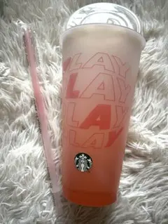 スタバ　ミステリーカラーチェンジタンブラー　ストロー付き