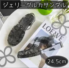 在庫処分セール✨ジェリー グルカ サンダル レディース ブラック 24.5cm