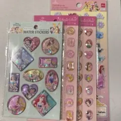 セリア　ディズニープリンセス　4枚セット