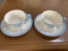 Noritake Vineyard 花柄 カップ・ソーサー 2個セット