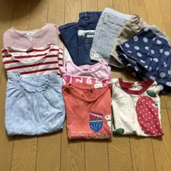 女の子 まとめ売り Tシャツ ショートパンツ ワンピース 20点セット