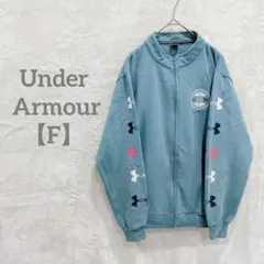 匿名配送✨Under Armour 【F】難あり★ジップアップジャケット 青緑