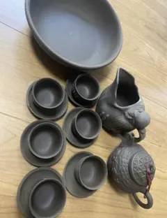 中国美術 紫泥茶器セット　紫砂 宜興紫砂 茶道具
