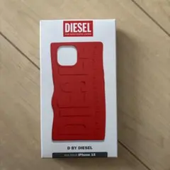 DIESEL iPhone 15 ケース レッド