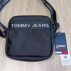 TOMMY JEANS ブラック ショルダーバッグ・ユニセックス新品タグ付きのサムネイル
