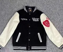 Human Made スタジャン 黒/白