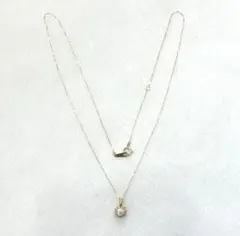 K18YG 約0.25cm ダイヤモンド　ペンダントトップ　オーダー品